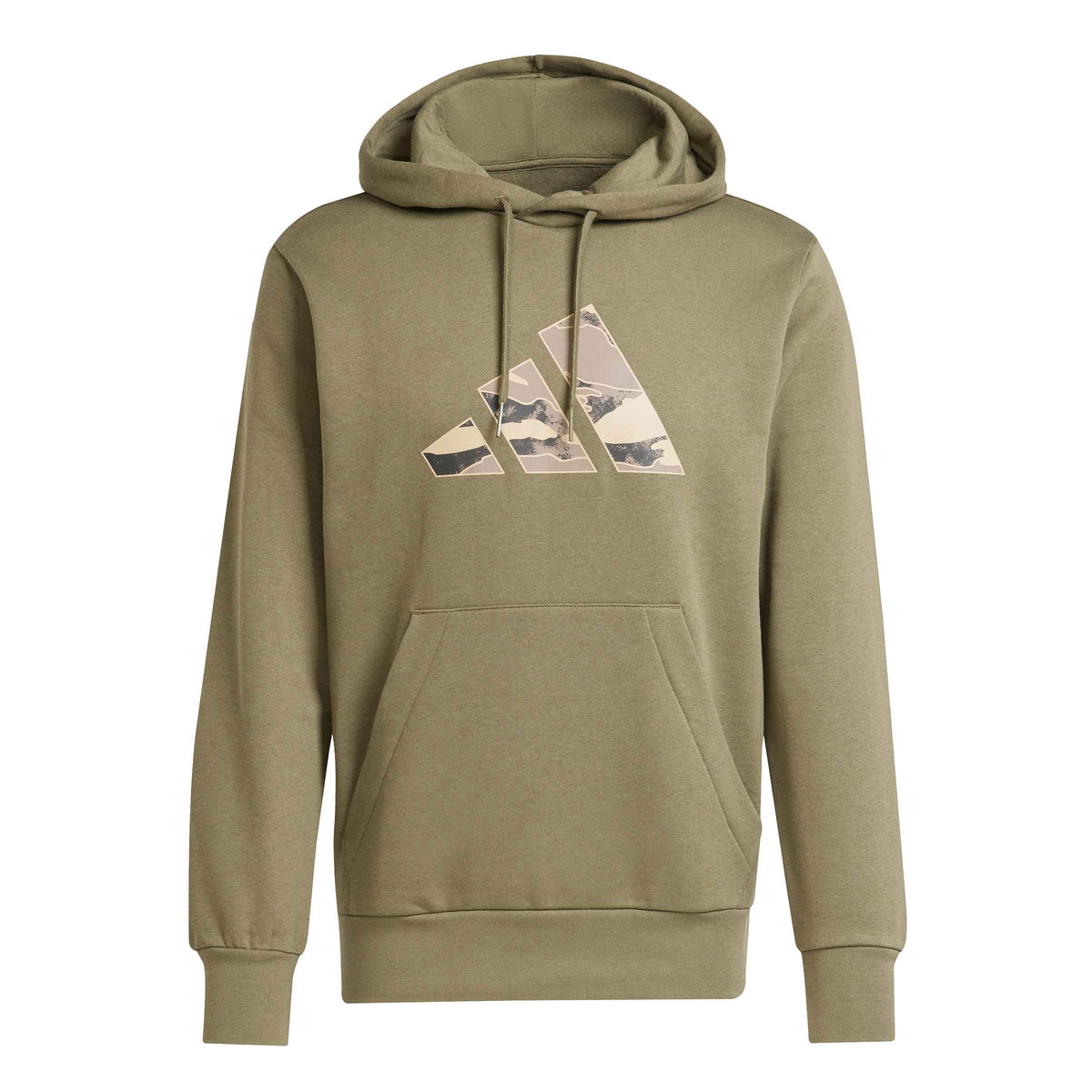 Felpa con Cappuccio Adidas Camo Graphic Hoodie Uomo Verde Militare JM6379
