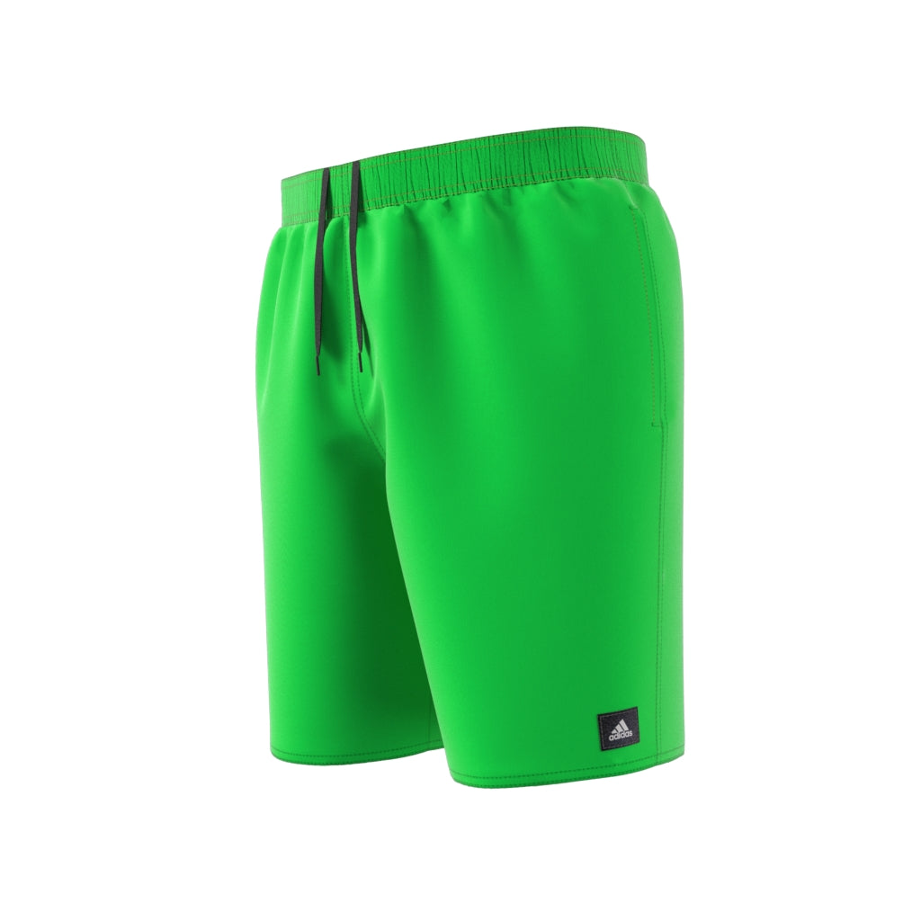 Shorts da Nuoto Adidas Solid CLX Classic-Length Lucid Lime/White IR6217
