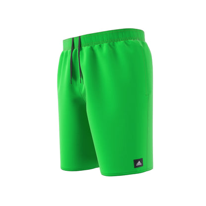 Shorts da Nuoto Adidas Solid CLX Classic-Length Lucid Lime/White IR6217