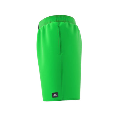Shorts da Nuoto Adidas Solid CLX Classic-Length Lucid Lime/White IR6217