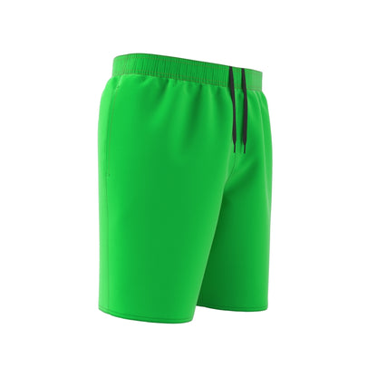 Shorts da Nuoto Adidas Solid CLX Classic-Length Lucid Lime/White IR6217