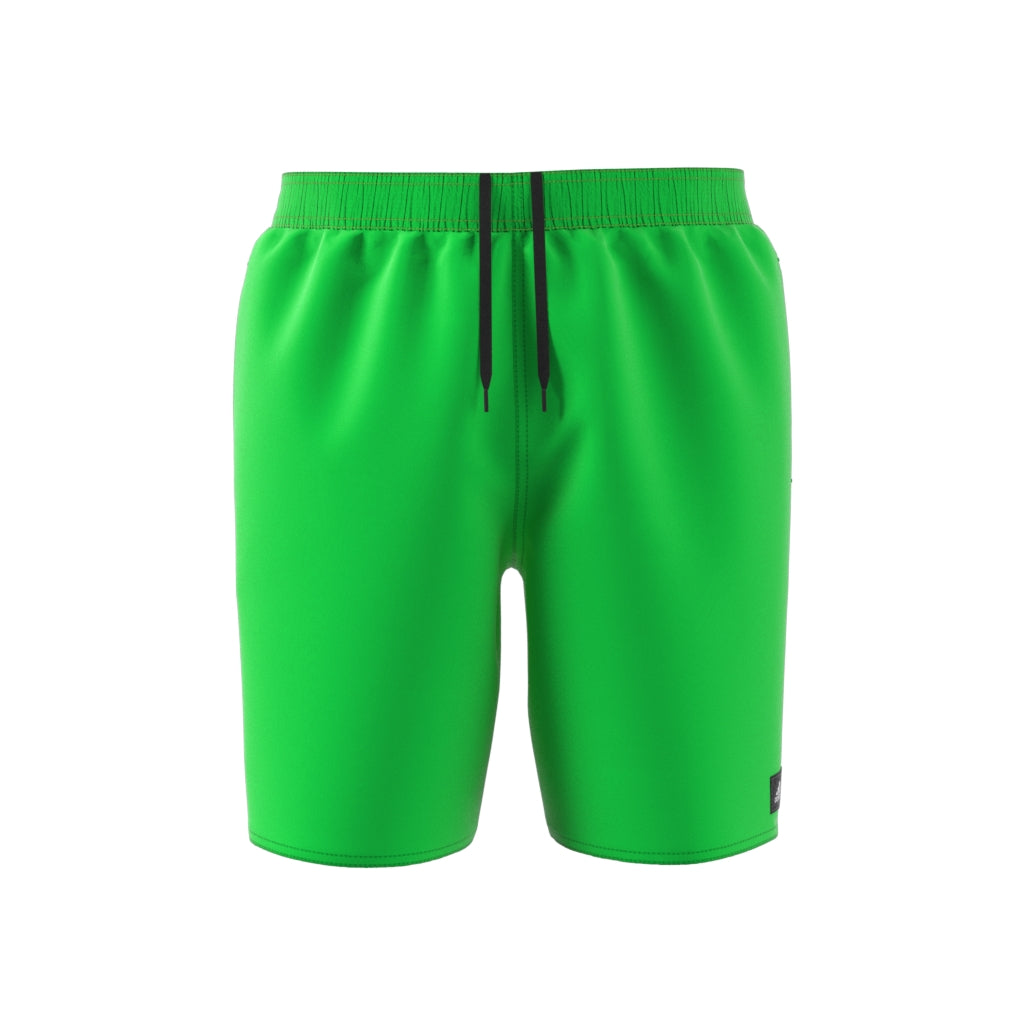 Shorts da Nuoto Adidas Solid CLX Classic-Length Lucid Lime/White IR6217