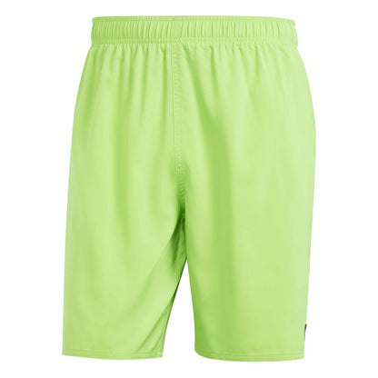 Shorts da Nuoto Adidas Solid CLX Classic-Length Lucid Lime/White IR6217