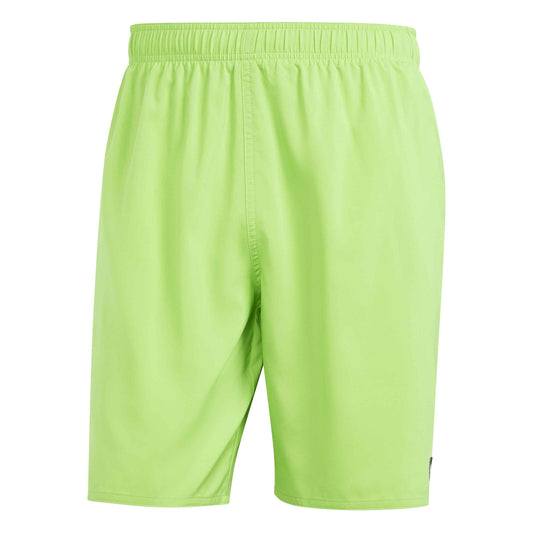 Shorts da Nuoto Adidas Solid CLX Classic-Length Lucid Lime/White IR6217
