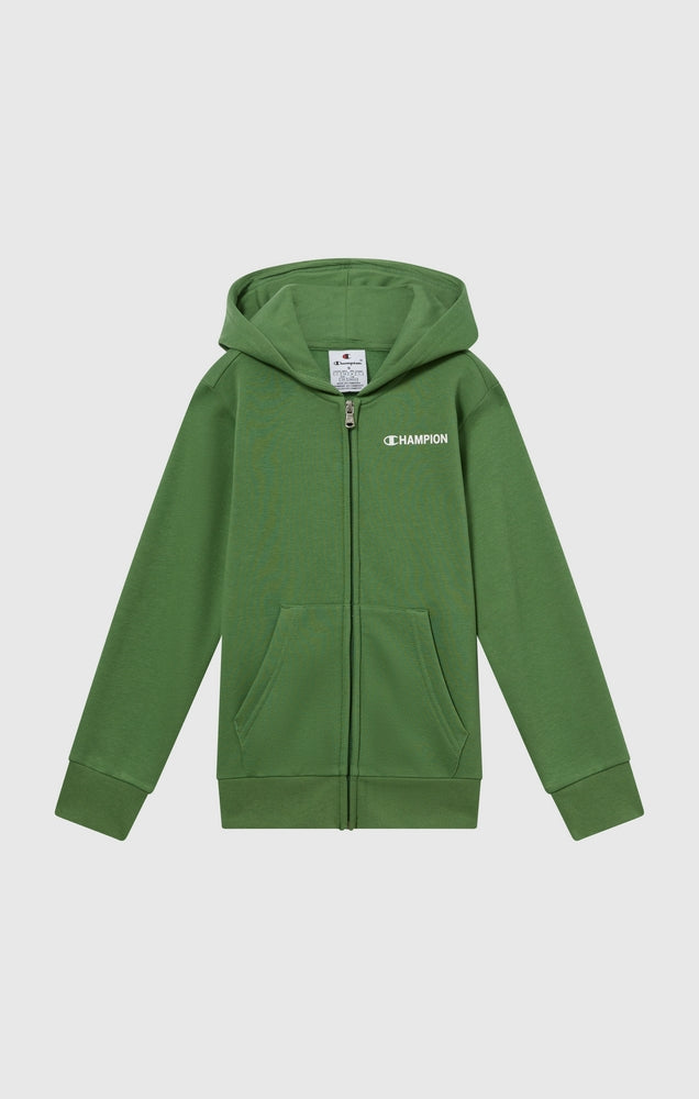 Felpa con Cappuccio Full Zip Champion Hooded Full Zip Sweatshirt Junior Verde GS149 307255-GS149
