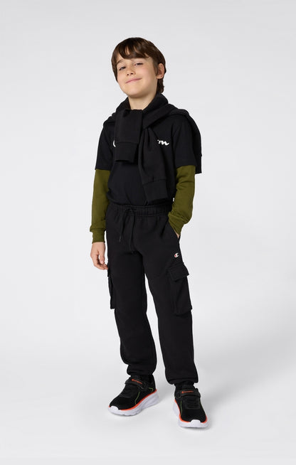 Champion Cargo Pants 307331-KK001 - Pantaloni Cargo Junior Nero