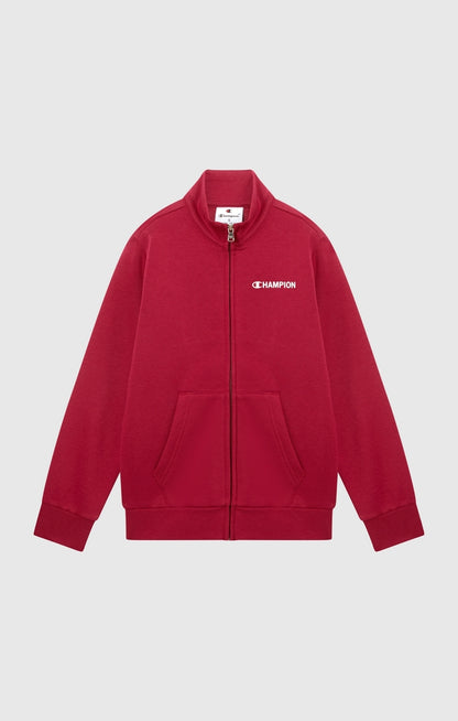 Felpa con Cappuccio Full Zip Champion Full Zip Sweatshirt Rosso 307256-RS525