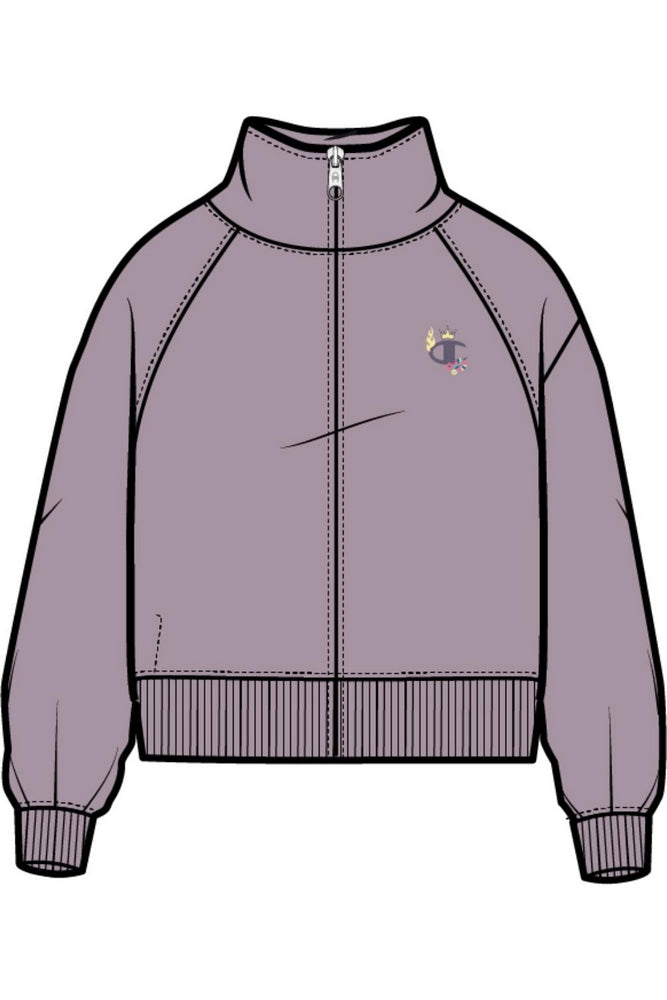 Felpa con Zip Champion Full Zip Sweatshirt Girl Rosa 405220-VS100