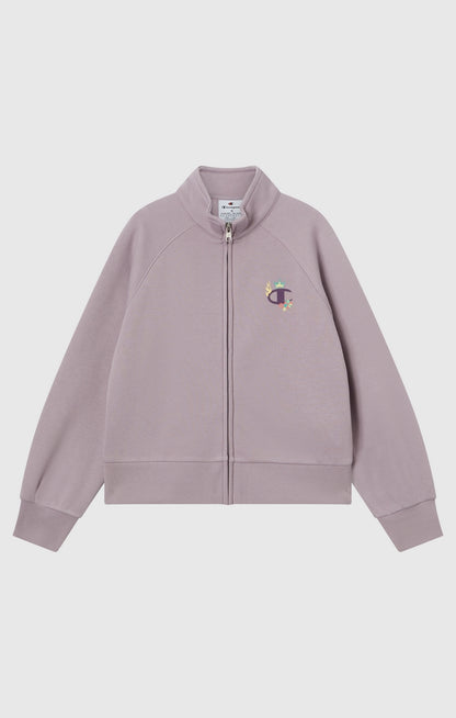 Felpa con Zip Champion Full Zip Sweatshirt Girl Rosa 405220-VS100