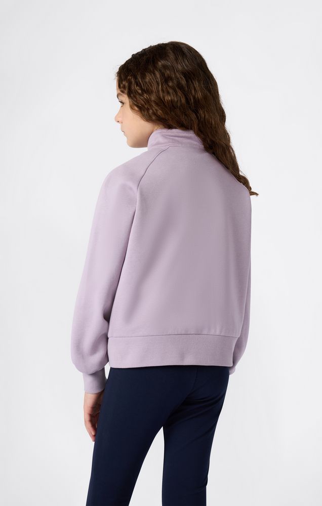 Felpa con Zip Champion Full Zip Sweatshirt Girl Rosa 405220-VS100
