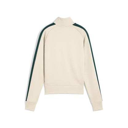 Giacca Track Puma T7 Always On Short Track Jacket Donna Beige/Verde 629796-92