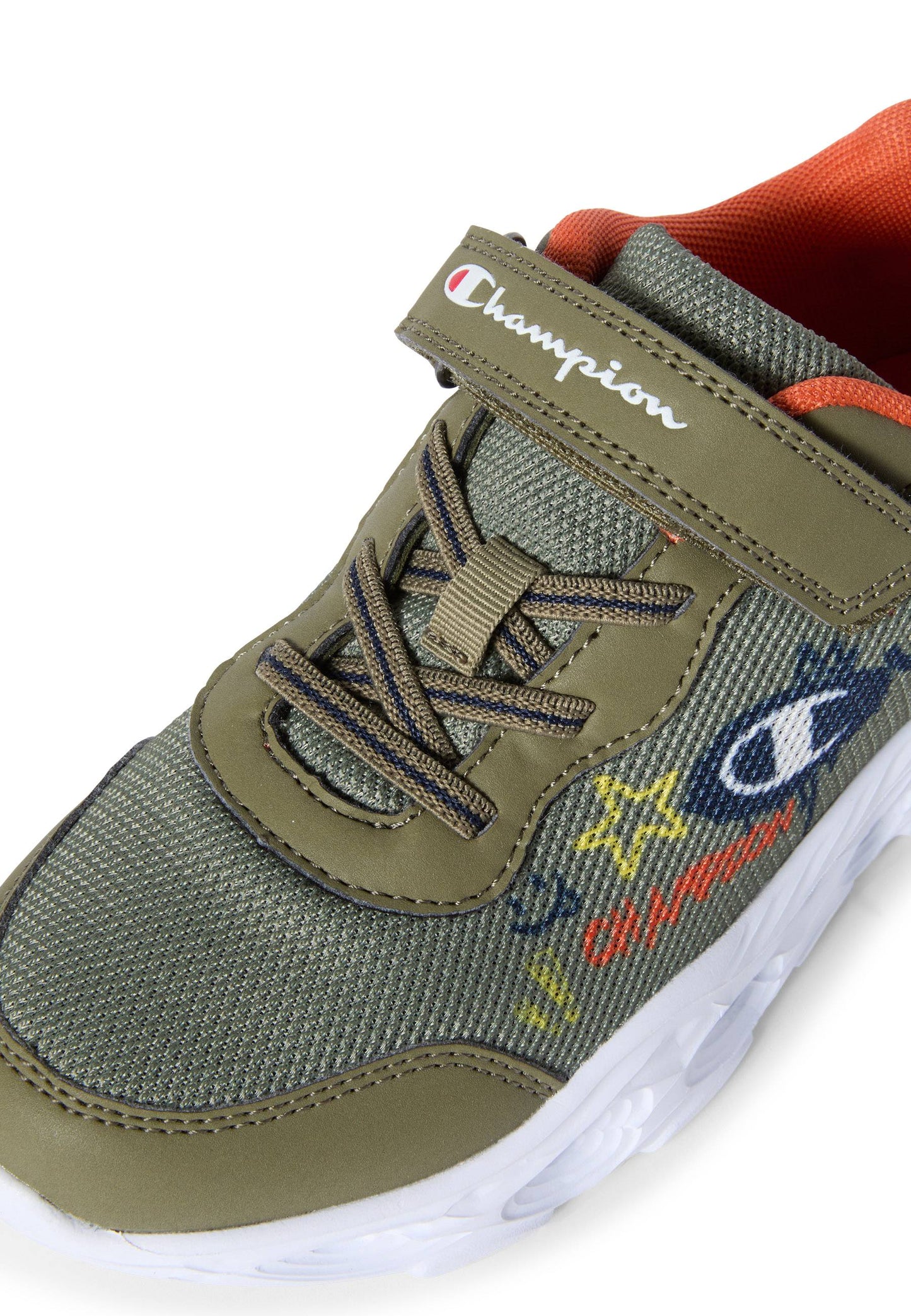 Champion Funfair Print B PS Low Cut Shoe S33135-GS011 - Scarpe Bambino Verdone (Green)