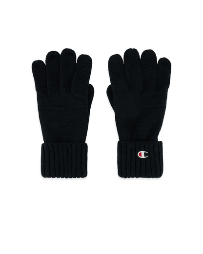 Champion Gloves 806067-KK001 - Guanti Lana Uomo Nero