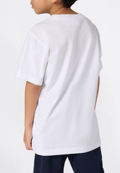 T-Shirt Champion SS Tee Junior Bianco 307259-WW001