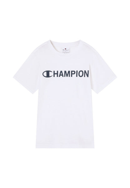 T-Shirt Champion SS Tee Junior Bianco 307259-WW001