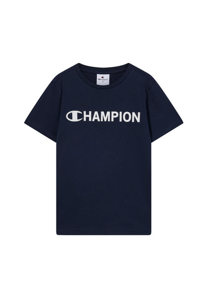 Champion SS Tee 307259-BS501 - T-Shirt Junior Blu