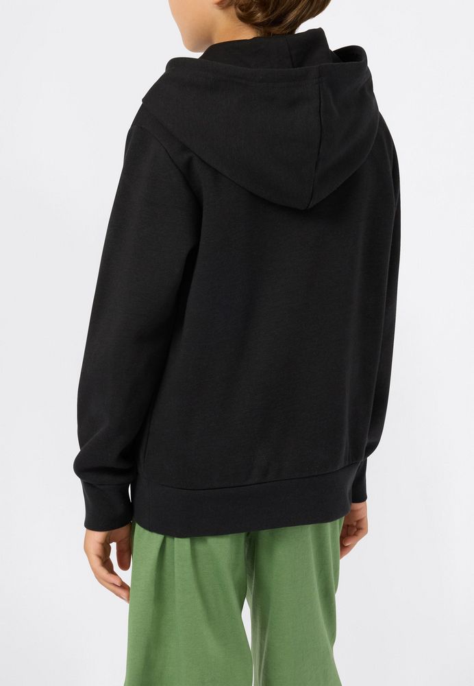 Felpa con Cappuccio Champion Hooded Sweatshirt Junior Nero 307253-KK001