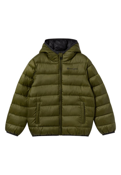 Giacca con Cappuccio Champion Hooded Jacket Junior Verdone 307222-GS585