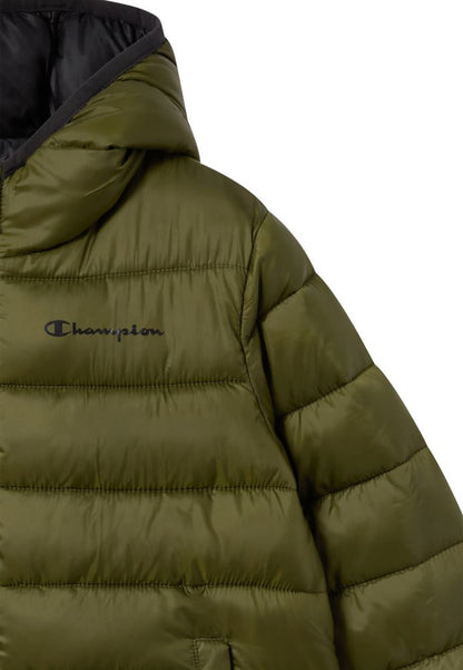 Giacca con Cappuccio Champion Hooded Jacket Junior Verdone 307222-GS585