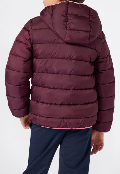 Giacca con Cappuccio Champion Hooded Jacket Junior BORDEAUX 307222-RS522