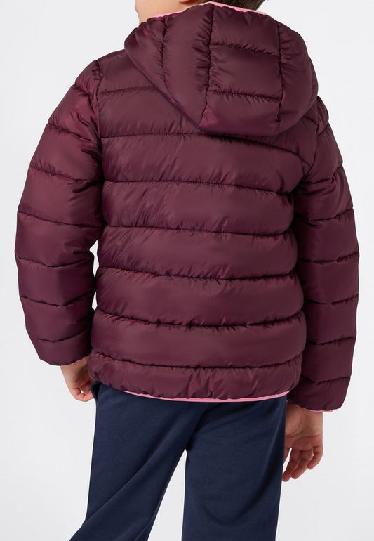 Giacca con Cappuccio Champion Hooded Jacket Junior BORDEAUX 307222-RS522