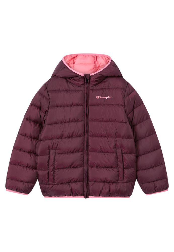 Giacca con Cappuccio Champion Hooded Jacket Junior BORDEAUX 307222-RS522