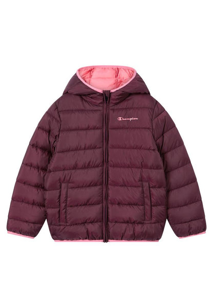 Giacca con Cappuccio Champion Hooded Jacket Junior BORDEAUX 307222-RS522