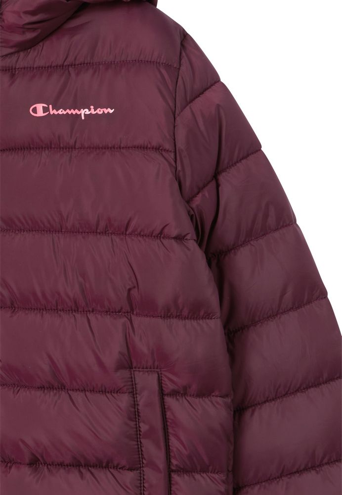 Giacca con Cappuccio Champion Hooded Jacket Junior BORDEAUX 307222-RS522