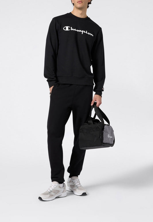 Champion Crewneck Sweatshirt 221919-KK001 - Felpa Girocollo Uomo Nero