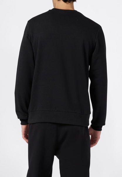 Champion Crewneck Sweatshirt 221919-KK001 - Felpa Girocollo Uomo Nero