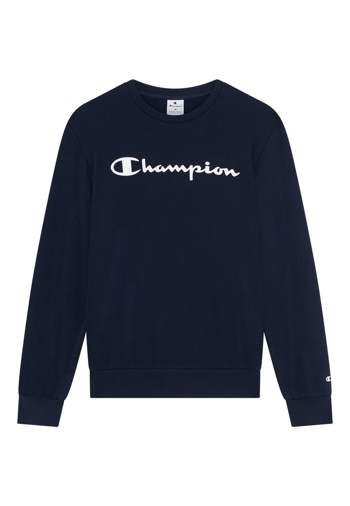 Felpa Girocollo Champion Crewneck Sweatshirt Uomo Blu 221919-BS501