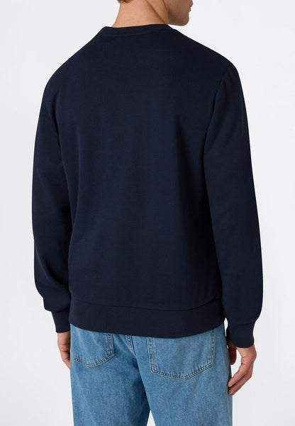 Felpa Girocollo Champion Crewneck Sweatshirt Uomo Blu 221919-BS501