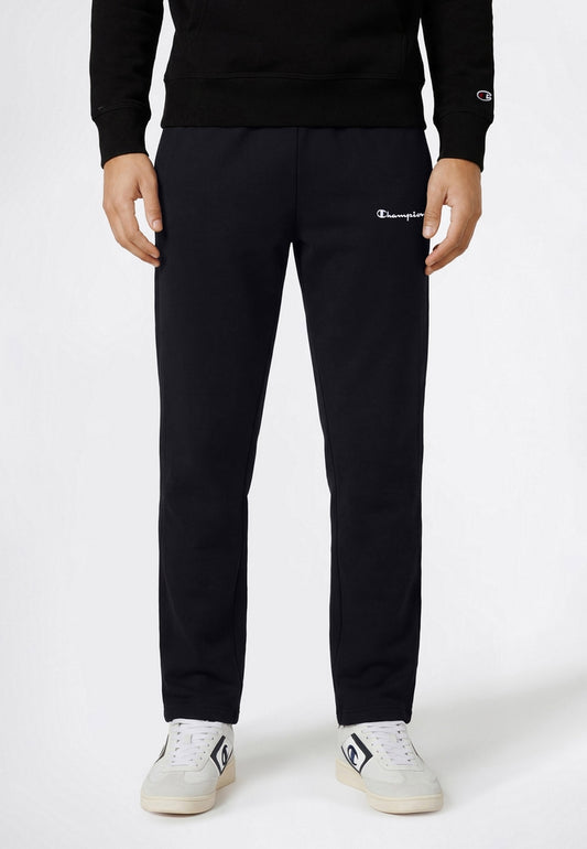 Pantaloni Champion Straight Hem Pants French Terry Uomo Blu 221803-BS501