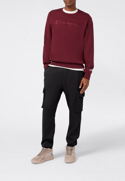 Pantaloni Cargo Champion Rib Cuff Cargo Pant French Terry Uomo Nero 220298-KK001