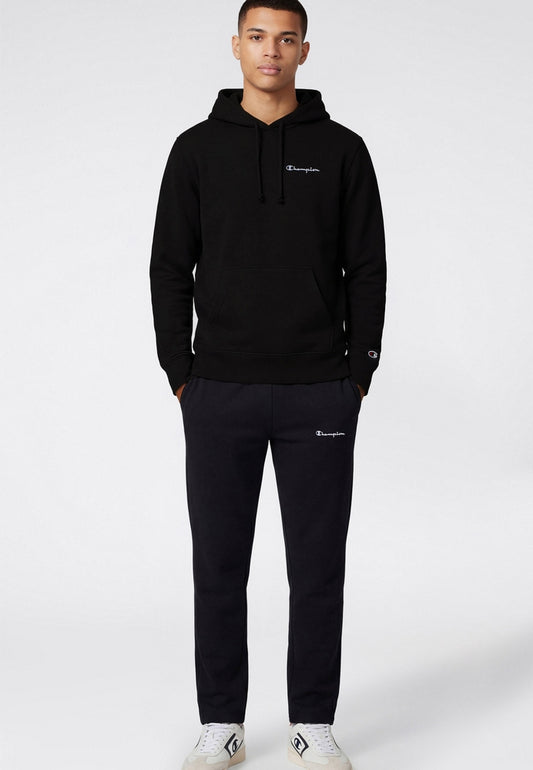 Pantaloni Champion Straight Hem Pants French Terry Uomo Nero 221803-KK001
