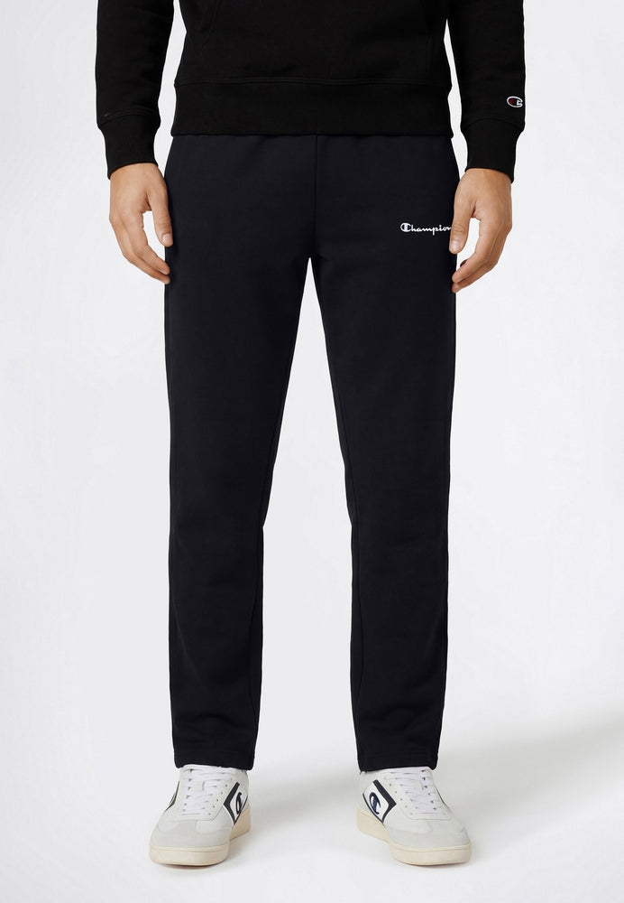 Pantaloni Champion Straight Hem Pants French Terry Uomo Nero 221803-KK001