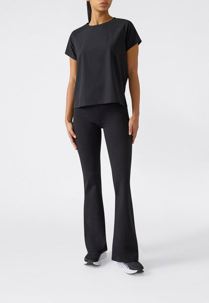 Champion Flare Leggings Donna Nero - Pantaloni a Zampa | 118359-KK001