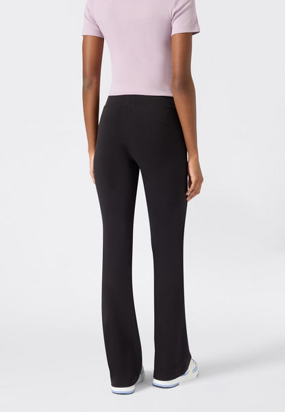 Champion Flare Leggings Donna Nero - Pantaloni a Zampa | 117559-KK001