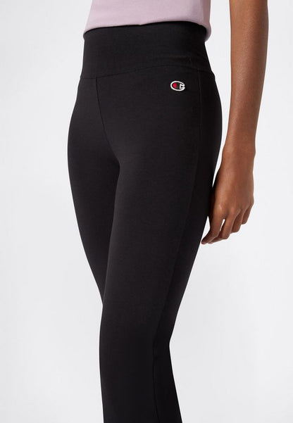 Champion Flare Leggings Donna Nero - Pantaloni a Zampa | 117559-KK001