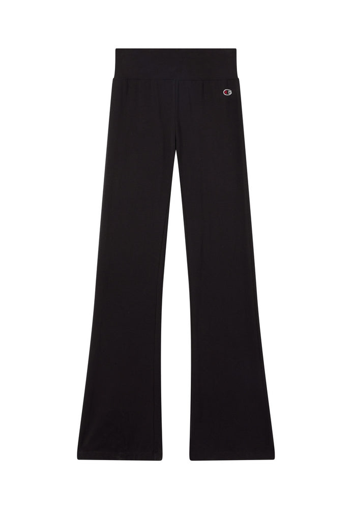 Champion Flare Leggings Donna Nero - Pantaloni a Zampa | 117559-KK001