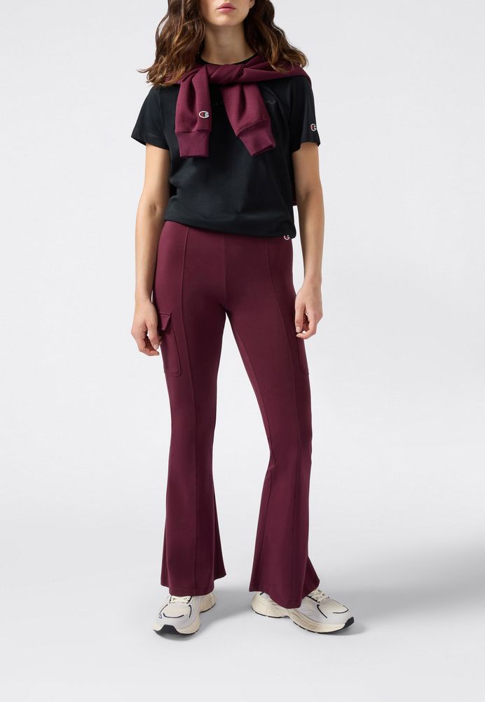 Champion Flare Cargo Leggings Donna Bordeaux - 118004-RS522