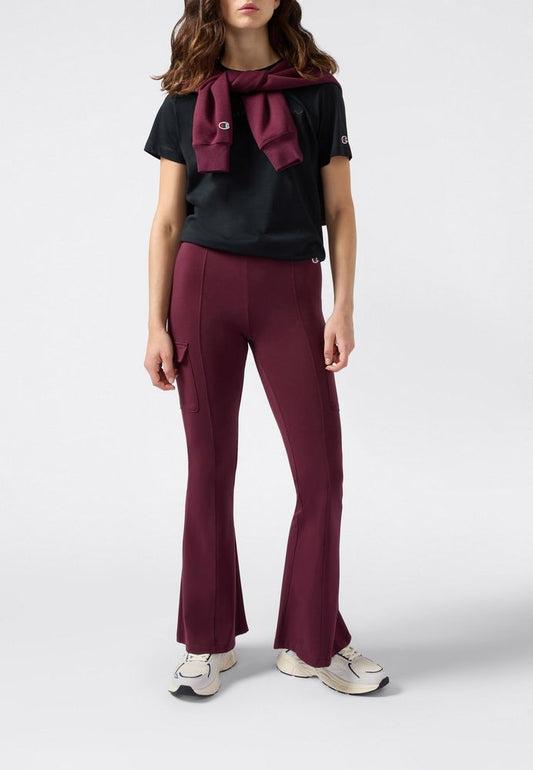 Champion Flare Cargo Leggings Donna Bordeaux - 118004-RS522