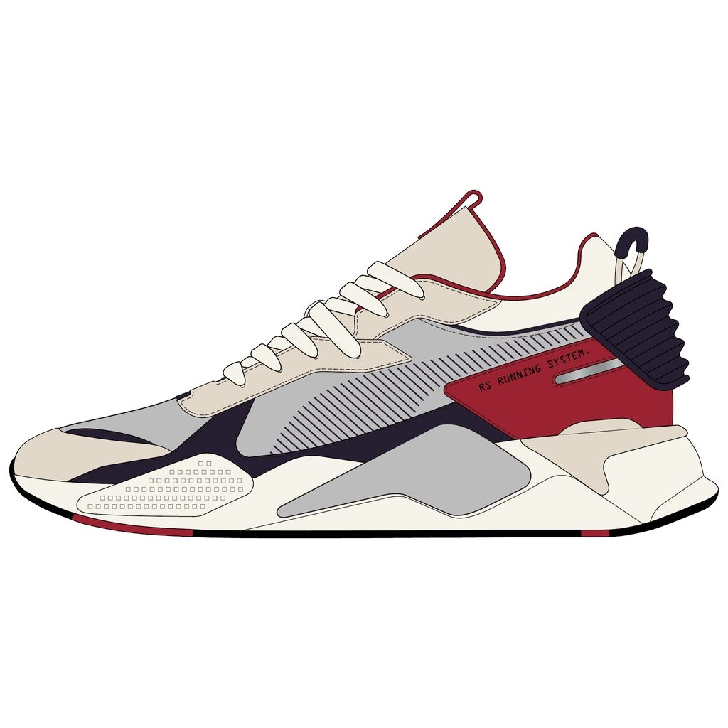 Sneakers Puma RS-X Heritage Uomo Bianco/Rosso - 398210-17