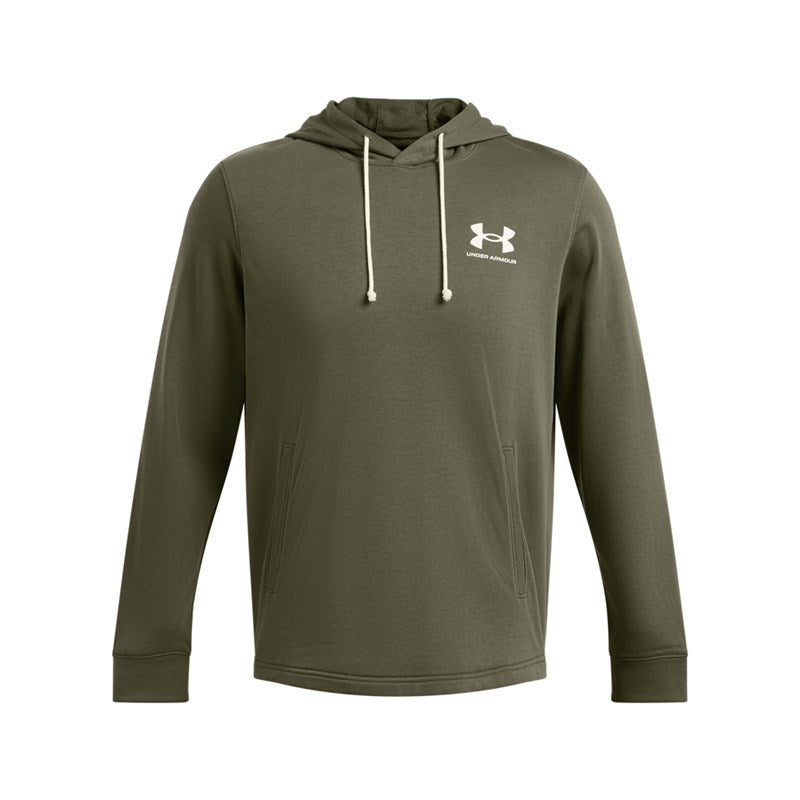 Felpa Under Armour UA Rival Terry LC HD Verde Militare - 1370401-390