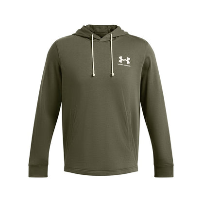 Felpa Under Armour UA Rival Terry LC HD Verde Militare - 1370401-390