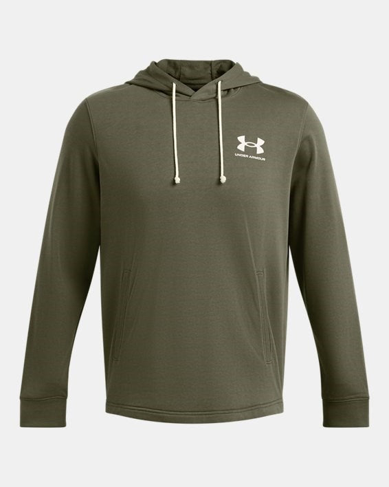 Felpa Under Armour UA Rival Terry LC HD Verde Militare - 1370401-390