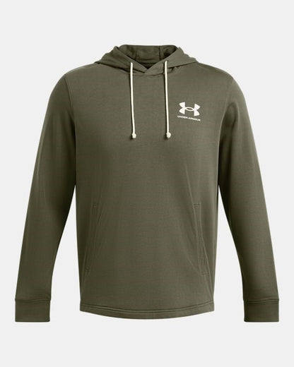 Felpa Under Armour UA Rival Terry LC HD Verde Militare - 1370401-390
