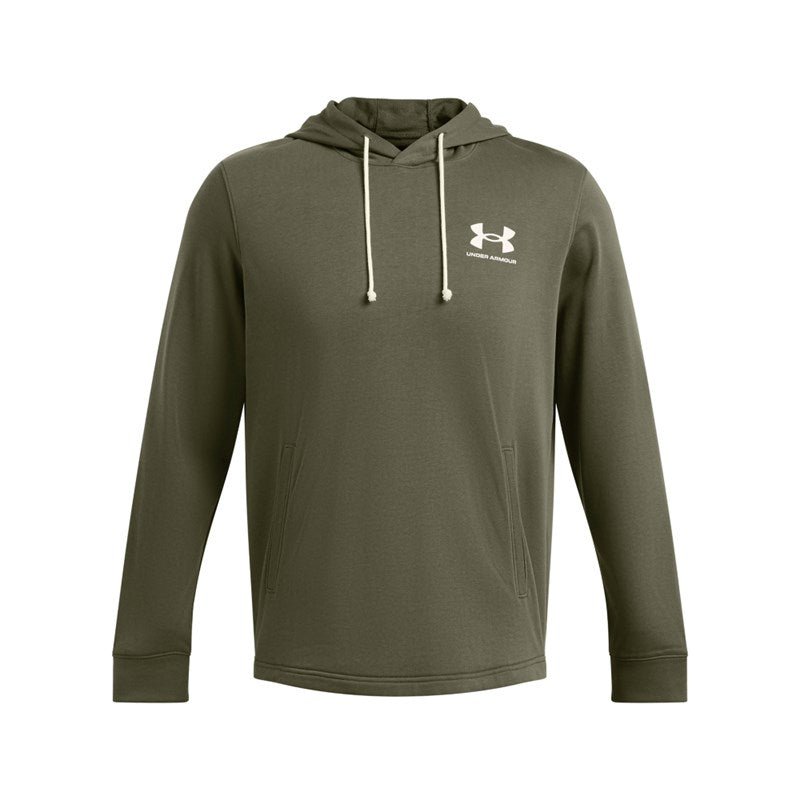 Felpa Under Armour UA Rival Terry LC HD Verde Militare - 1370401-390
