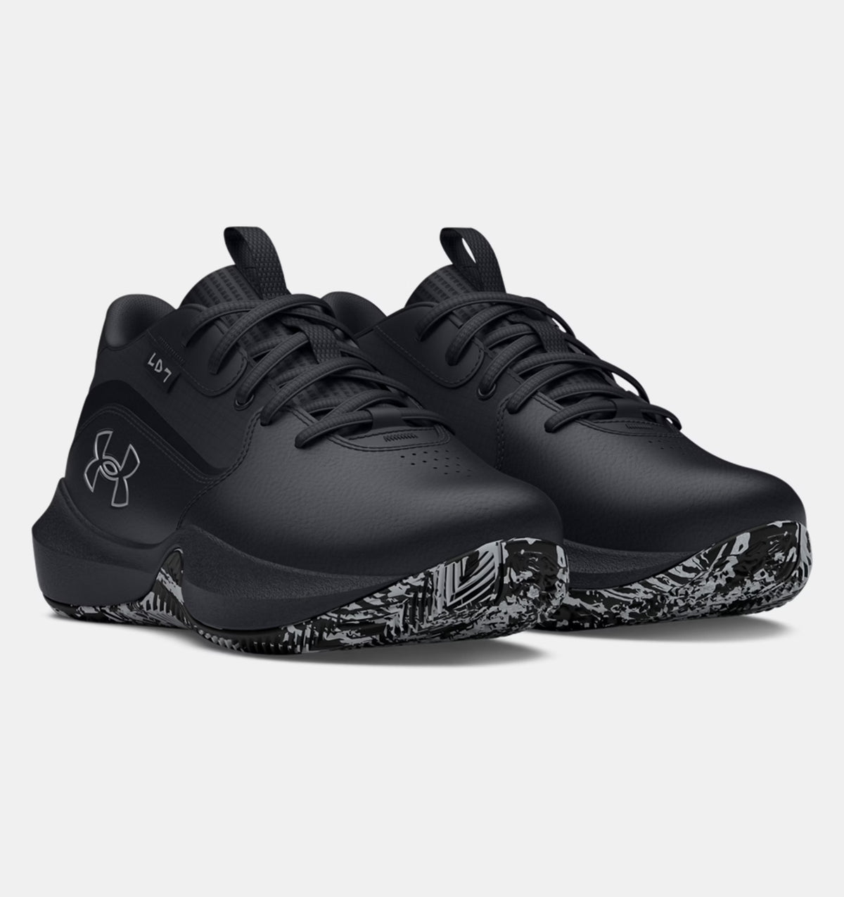 Under Armour PS Lockdown 7 Bambino Nero - Scarpe Basket | 3028514-001