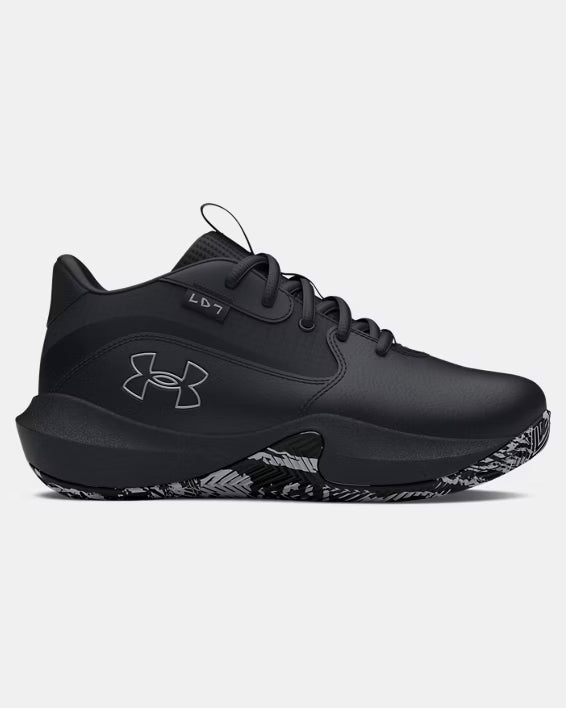 Under Armour PS Lockdown 7 Bambino Nero - Scarpe Basket | 3028514-001